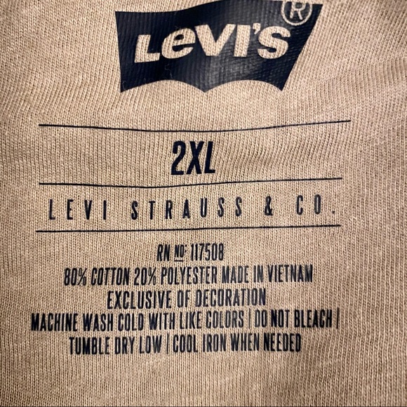 LEVI’S Mens Crewneck Printed Sweatshirt 2XL - Picture 9 of 11
